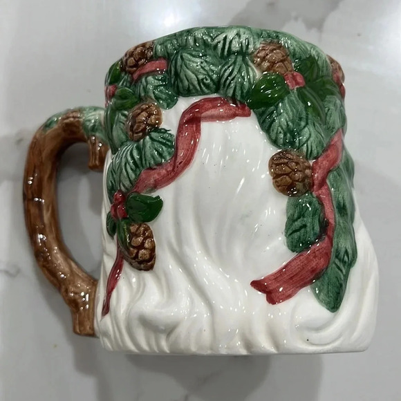 Vintage Nantucket Santa Claus Christmas Mugs – Hand Painted – Set of 2 - Picture 16 of 16